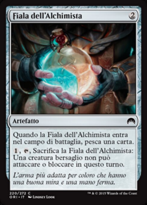 연금술사의 약병 (Alchemist's Vial) - Magic Origins (#220) - Illustrated by Lindsey Look - Magic: The Gathering Card