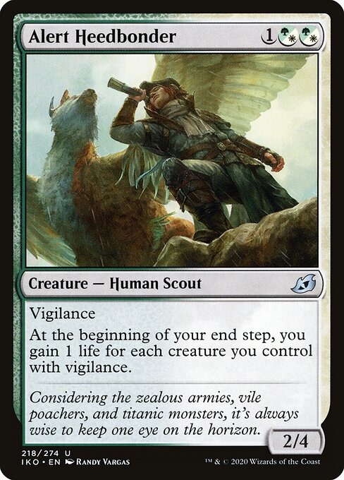 Alert Heedbonder - Ikoria: Lair of Behemoths Magic card