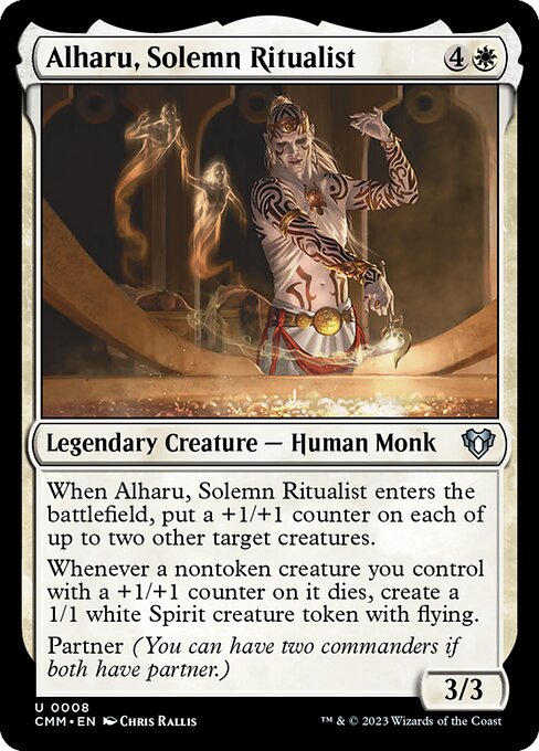 Alharu, Solemn Ritualist - Commander Masters Magic card