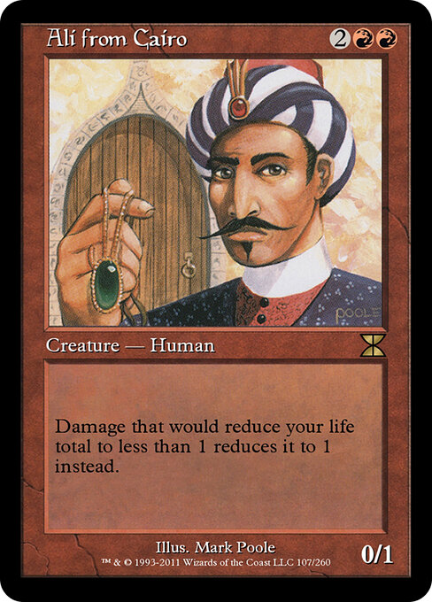 Ali from Cairo - Masters Edition IV Magic card