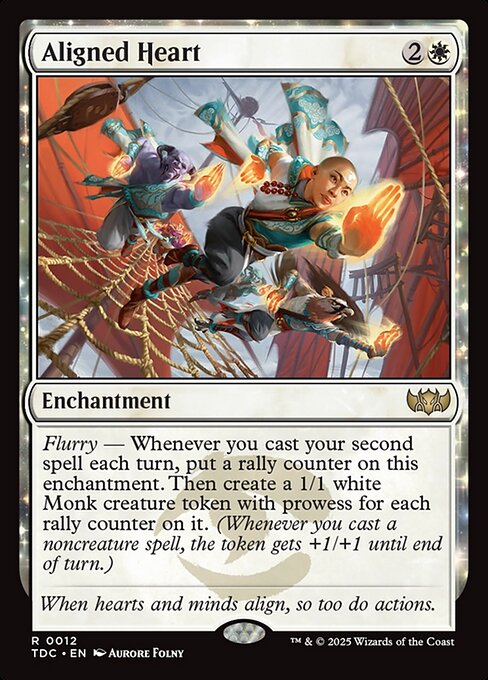 Aligned Heart - Tarkir: Dragonstorm Commander Magic card