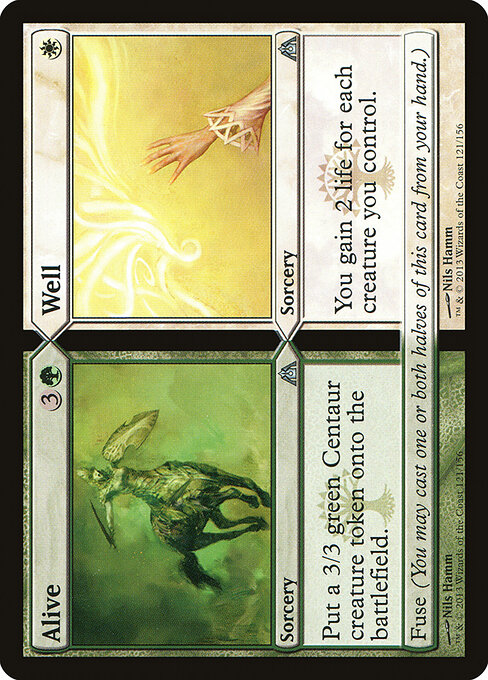 Alive // Well - Dragon's Maze Magic card