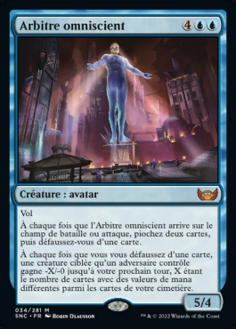 全视仲裁者 (All-Seeing Arbiter) - Streets of New Capenna (#286) - Illustrated by Anato Finnstark - Magic: The Gathering Card