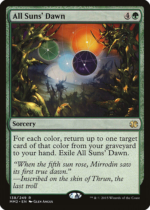 全ての太陽の夜明け (All Suns' Dawn) - Fifth Dawn (#81) - Illustrated by Glen Angus - Magic: The Gathering Card