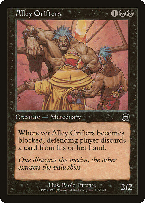 Alley Grifters - Mercadian Masques Magic card
