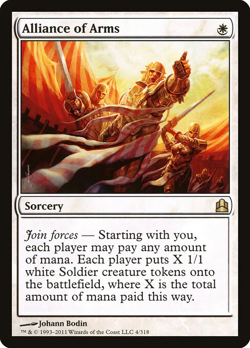Alliance of Arms - Commander 2011 Magic card