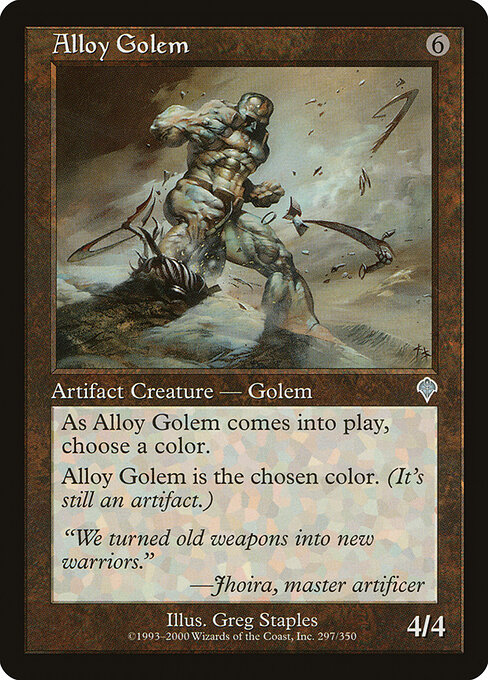 Alloy Golem - Invasion Magic card