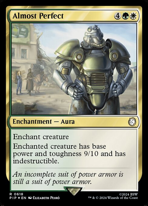 Presque parfait (Almost Perfect) - Fallout (#90) - Illustrated by Elizabeth Peiró - Magic: The Gathering Card