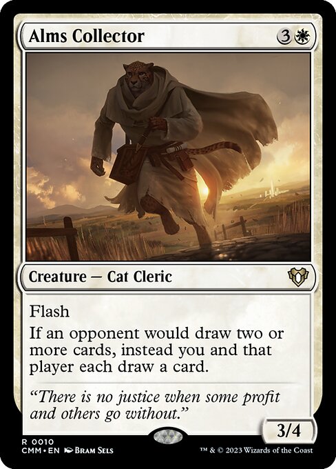 Alms Collector - Commander Masters (#10) - Illustrated by Bram Sels - Magic: The Gathering Card