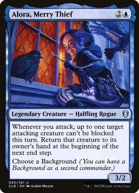Alora, Merry Thief - Commander Legends: Battle for Baldur's Gate Magic card