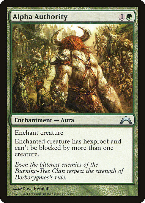 Alpha Authority - Gatecrash (#114) - Illustrated by Dave Kendall - Magic: The Gathering Card