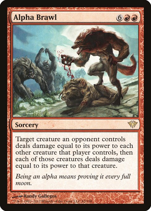 Alpha Brawl - Dark Ascension Magic card