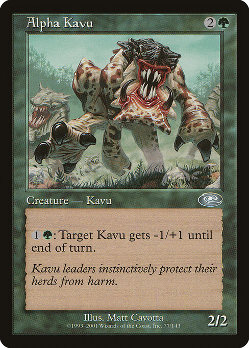Alpha Kavu - Planeshift Magic card