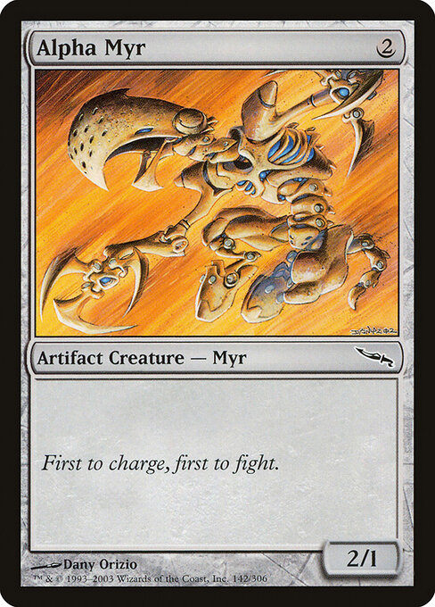 Alpha Myr - Mirrodin Magic card
