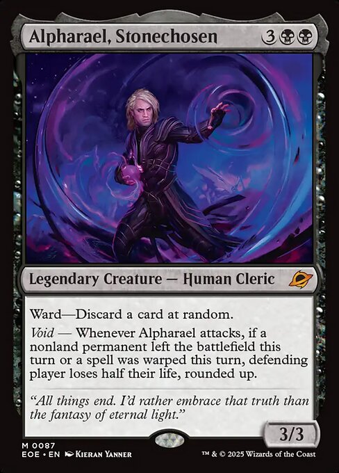 Alpharael, Stonechosen - Edge of Eternities Magic card