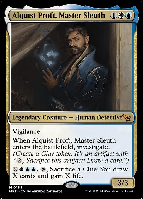 Alquist Proft, Master Sleuth - Murders at Karlov Manor Magic card