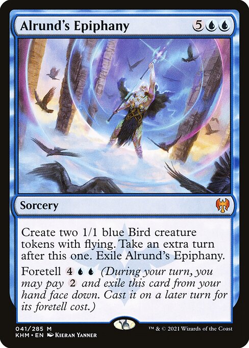 Alrund's Epiphany - Kaldheim Magic card