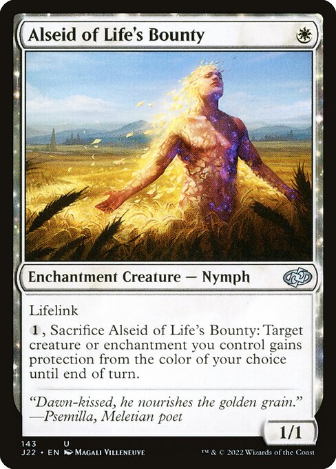 Alseide der Lebensfülle (Alseid of Life's Bounty) - Theros Beyond Death (#1) - Illustrated by Magali Villeneuve - Magic: The Gathering Card