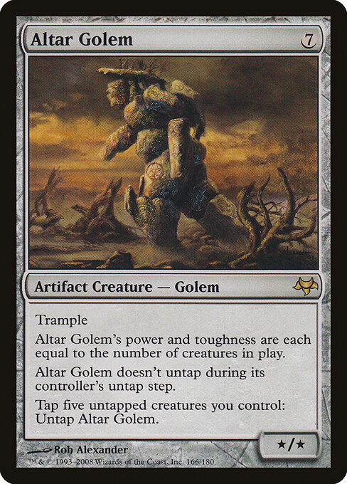 Altar Golem - Eventide Magic card