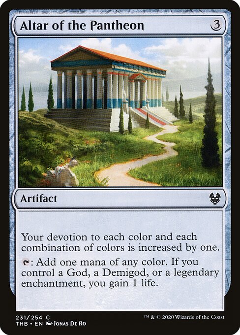 Altar of the Pantheon - Theros Beyond Death Magic card