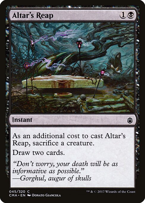 Altar's Reap - Commander Anthology Magic card