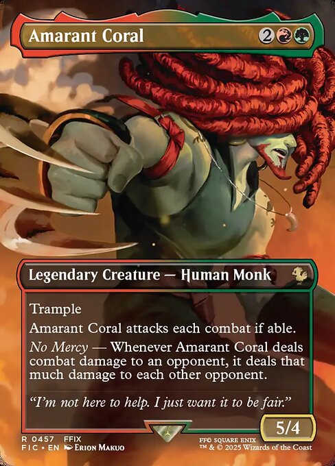 Amarant Coral - Final Fantasy Commander (#457) - Illustrated by Erion Makuo - Magic: The Gathering Card