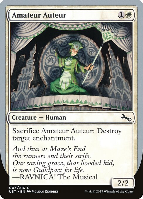 Amateur Auteur - Unstable Magic card