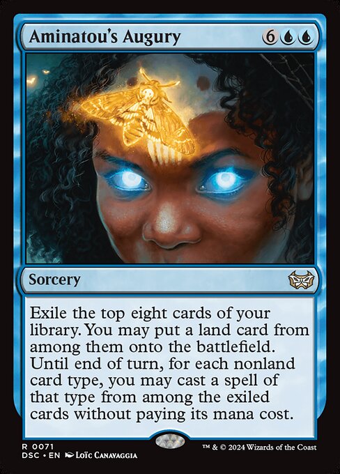 Aminatou's Augury - Duskmourn: House of Horror Commander Magic card