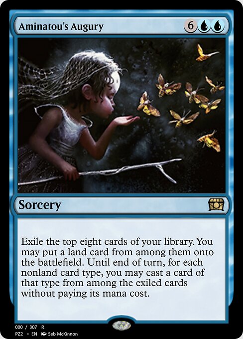 阿米娜图的卜算 (Aminatou's Augury) - Commander Masters (#479) - Illustrated by Seb McKinnon - Magic: The Gathering Card