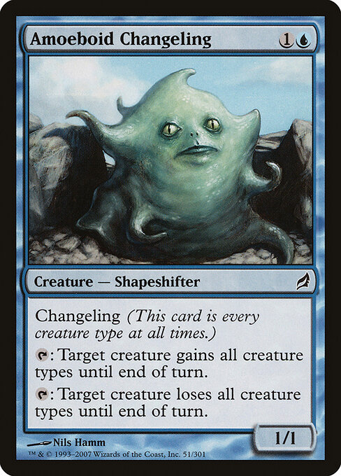 Amoeboid Changeling - Lorwyn Magic card