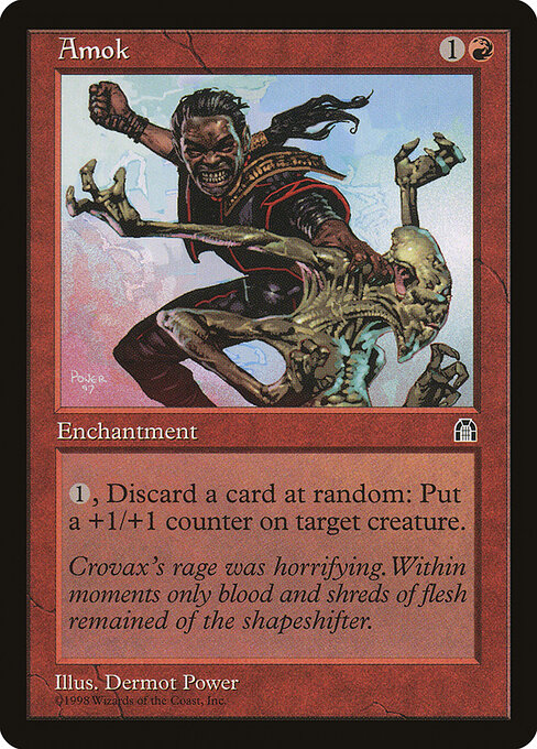 Amok - Stronghold Magic card