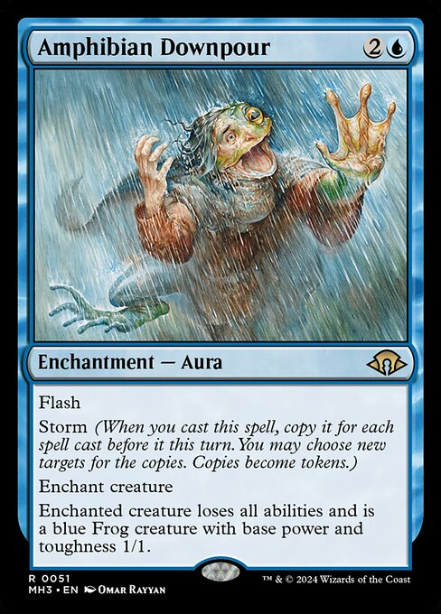 Amphibian Downpour - Modern Horizons 3 Magic card