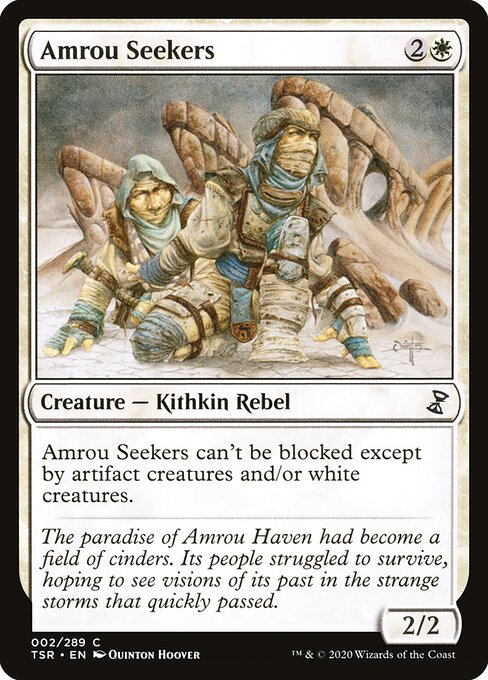 Amrou Seekers - Time Spiral Remastered (#2) - Illustrated by Quinton Hoover - Magic: The Gathering Card