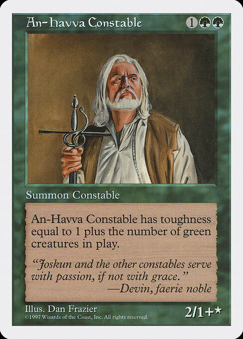 An-Havva Constable - Fifth Edition (#277) - Illustrated by Dan Frazier - Magic: The Gathering Card