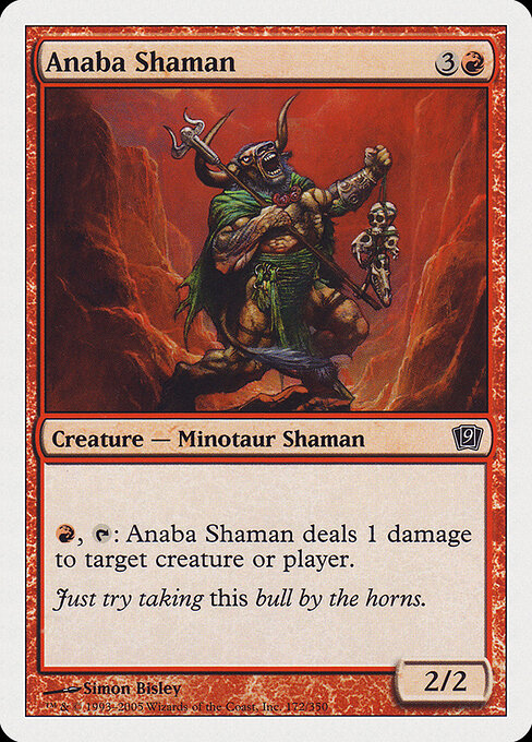Anaba Shaman - Ninth Edition Magic card