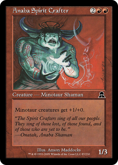 Anaba Spirit Crafter - Masters Edition III Magic card