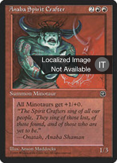 Animista de Anaba (Anaba Spirit Crafter) - Homelands (#68) - Illustrated by Anson Maddocks - Magic: The Gathering Card