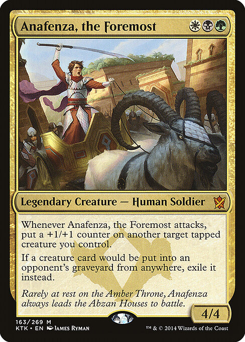 Anafenza, the Foremost - Khans of Tarkir (#163) - Illustrated by James Ryman - Magic: The Gathering Card