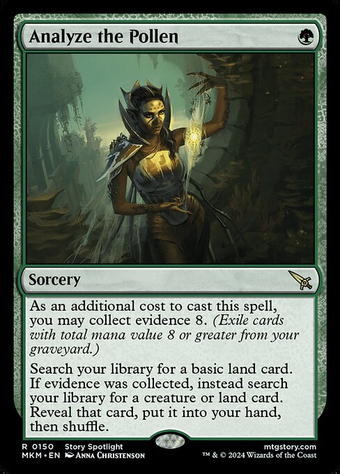Analyze the Pollen - Murders at Karlov Manor Magic card