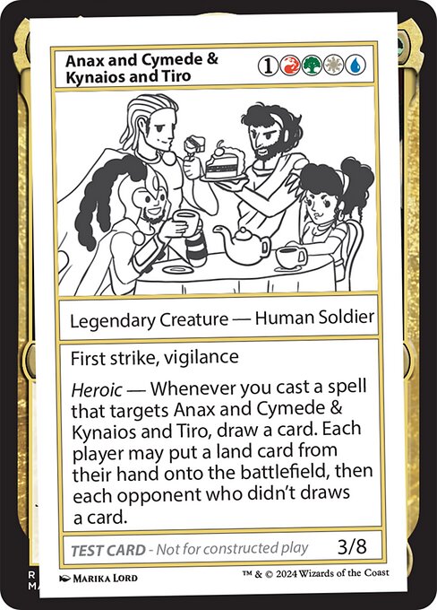 Anax and Cymede & Kynaios and Tiro - Mystery Booster 2 (#589) - Illustrated by Marika Lord - Magic: The Gathering Card