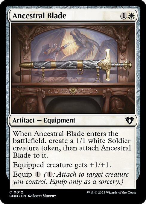 Ancestral Blade - Commander Masters Magic card