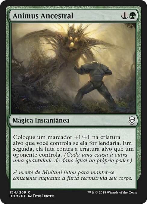 Animosidad arcana (Ancient Animus) - Dominaria (#154) - Illustrated by Titus Lunter - Magic: The Gathering Card