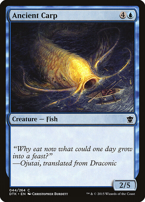 Ancient Carp - Dragons of Tarkir Magic card