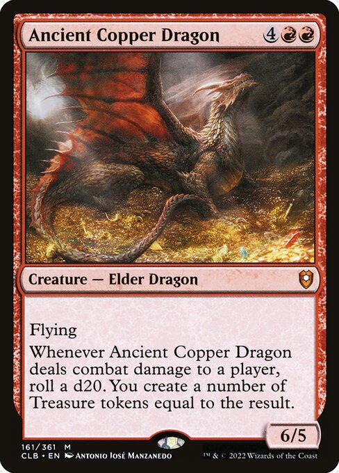 Ancient Copper Dragon - Commander Legends: Battle for Baldur's Gate Magic card
