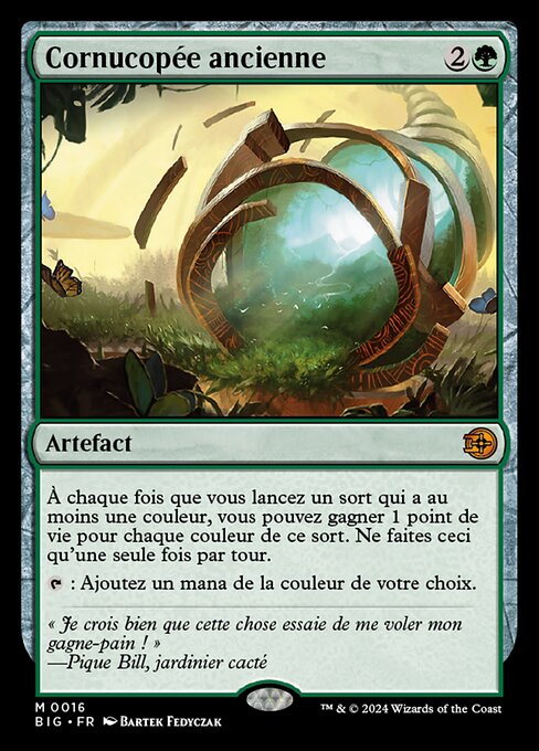 Cornucopée ancienne (Ancient Cornucopia) - The Big Score (#16) - Illustrated by Bartek Fedyczak - Magic: The Gathering Card