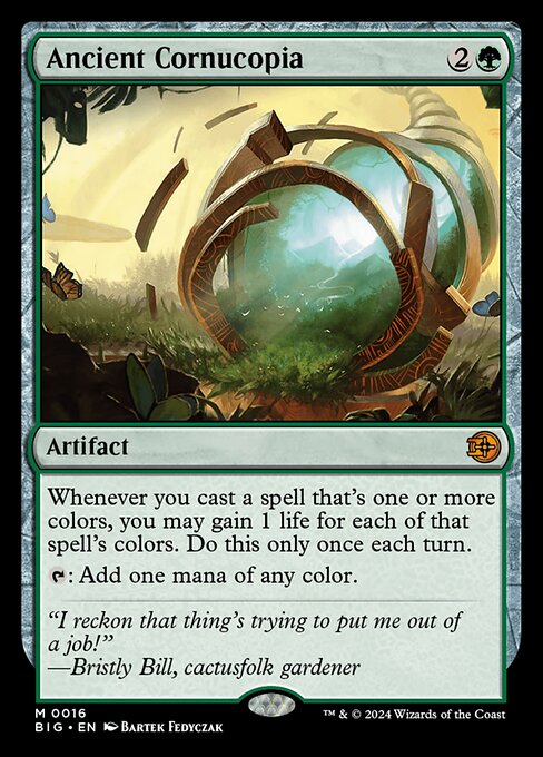 Ancient Cornucopia - The Big Score Magic card