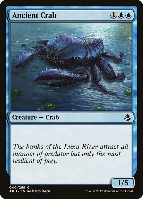 Ancient Crab - Amonkhet Magic card