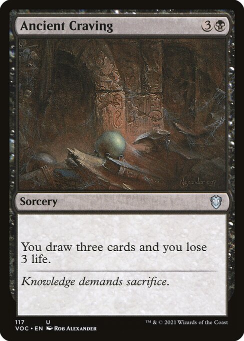 Ancient Craving - Crimson Vow Commander Magic card