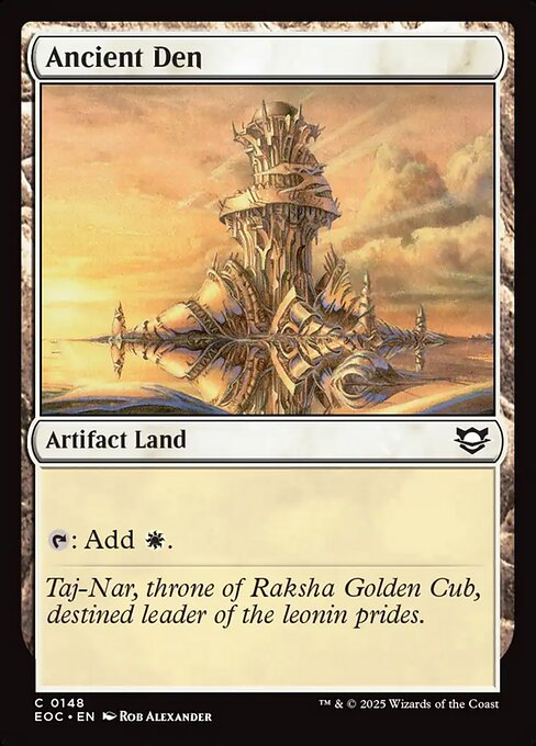 Ancient Den - Edge of Eternities Commander Magic card