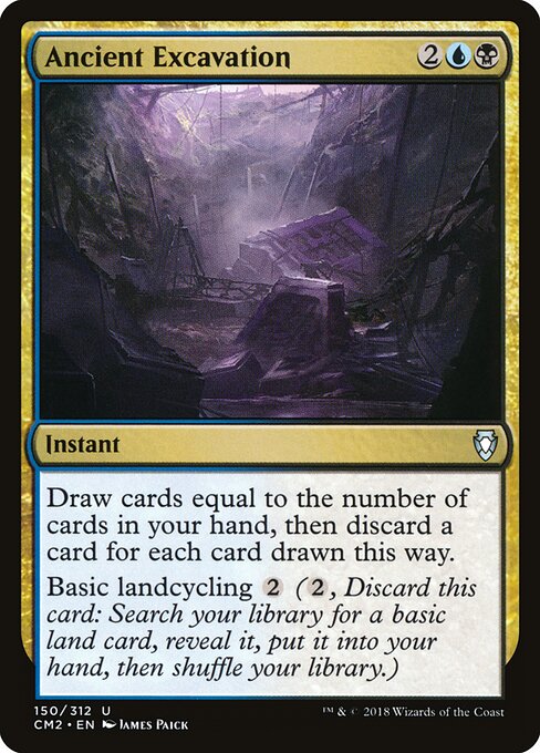 Ancient Excavation - Commander Anthology Volume II (#150) - Illustrated by James Paick - Magic: The Gathering Card